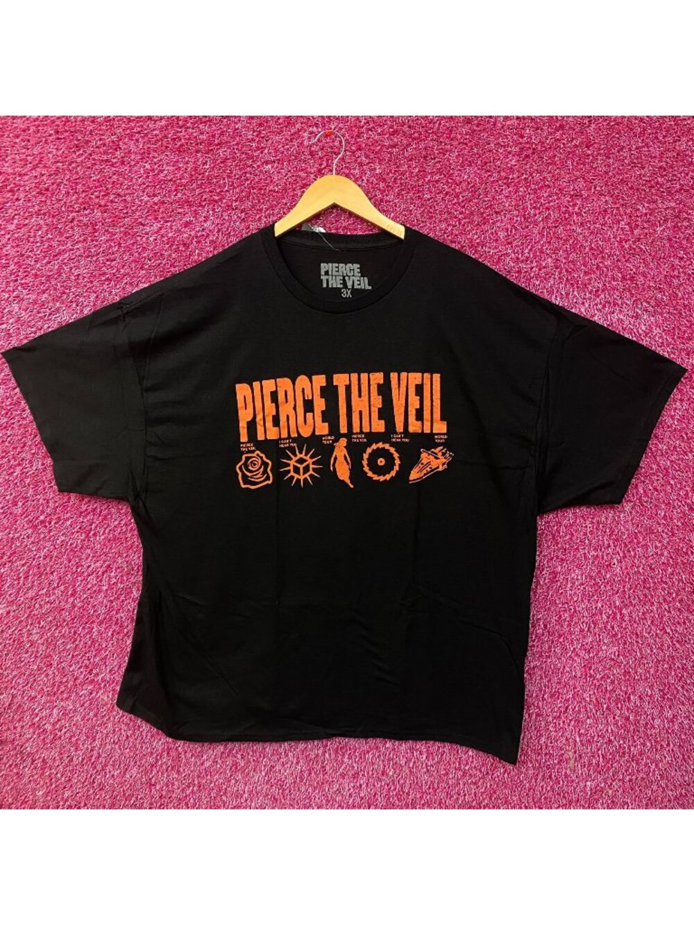Pierce The Veil "I Can't Hear You World Tour" T-Shirt 3XL